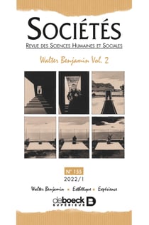 Sociétés n° 155 - Walter Benjamin Vol. 2