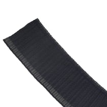 Bobine 10m Plissé cols/manches Bleu marine 90mm
