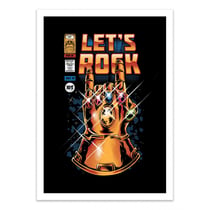 Affiche 30x40 cm - Let's Infinity rock - Ilustrata