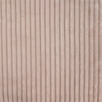 Tissu Doudou Ultra doux uni côtelé envers doudou Beige sable - Au mètre