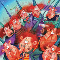 Puzzle 1000 pièces - François Ruyer - Faces de Sorcières - Grafika