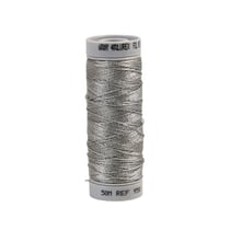 Fil métallique couture forte 50m argent fabriqué en France
