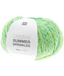 Pelote de coton Creative Summer Sprinkles - 100Gr - Rico Design 009 Vert Neon Green