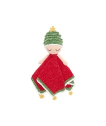 Kit Ricorumi Baby Blankies – Lutin de Noël - Couverture doudou à crocheter – Édition spéciale Fêtes Rouge