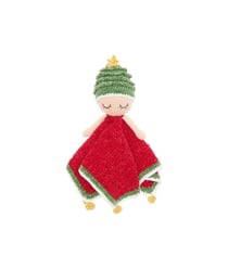 Kit Ricorumi Baby Blankies - Lutin de Noël - Couverture doudou à crocheter - Édition spéciale Fêtes Rouge