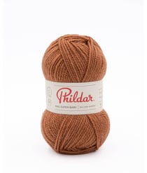 Pelote de laine à tricoter SUPER BABY - 25GR - Phildar - certifié Oeko-Tex Noisette Marron