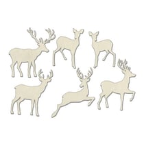 Clipboard, embellissement carton Fabrika Décoru RENNE DE NOEL 633