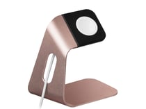 Avizar Socle de Chargement pour Apple Watch Moderne et Résistant en Acier Rose