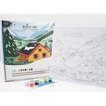 ENJOY ART - Peinture par numéros  Balade Alpes