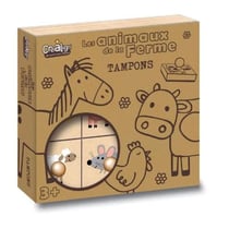 Créa Lign - Coffret tampons Eui -Animaux de la ferme