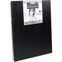 Carnet à dessin - A3 - Avec spirales - 80 feuilles - 110g - Royal Langnickel