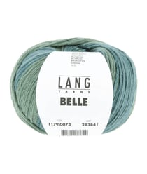 Pelote de Coton à tricoter et crocheter BELLE - Lang Yarns 73 Vert
