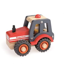 Tracteur rouge en bois - Egmont Toys