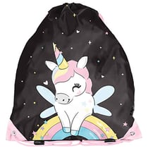 Sac piscine Licorne Black 38 CM