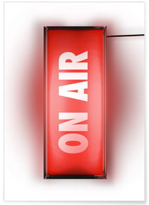 Affiche 'On Air' | A3 : 29,7x42cm