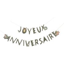Guirlande Dinosaures Vert Joyeux Anniversaire