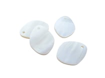 4 Sequins forme ovale en nacre 20*15mm