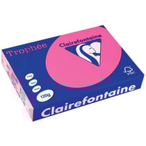 Ramette de papier - A4 - Rose églantine - 120g - Impression - 250 feuilles - Clairefontaine Trophée