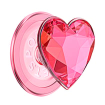 PopSockets Support Smartphone PopGrip Premium MagSafe Stand et Selfie Effet Cristal Rose