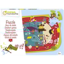 Puzzle - Educatif - 76 pièces - Enfant dès 5 ans - Apprendre les sports jeux du stade