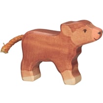 Figurine veau Highland cattle - Holztiger