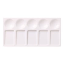 Petite palette de peinture plastique blanc Liquitex 10 godets