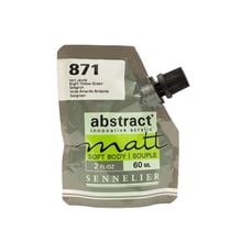 Peinture acrylique Abstract matt - Vert jaune - Sachet 60ml - Sennelier