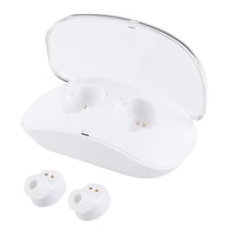Ecouteurs Bluetooth Sans Fil Confortables Autonomie Longue Portée Rapide Blanc YONIS