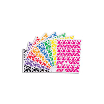 Gommettes - Triangles - Plusieurs tailles et couleurs - 2304 stickers - Repositionnable - Cléopâtre