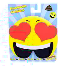 Lunettes de Déguisement Emoji Coeurs