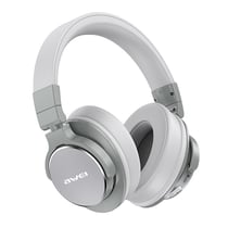 Casque Audio Sans Fil ANC Pliable Bluetooth 5.0 Autonomie 14h Chargement Rapide Gris YONIS