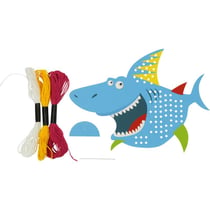 Kit Point de croix pour enfant Requin