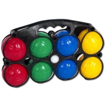 Panier de 8 boules de petanque en plastique - jeu d'adresse - plein air