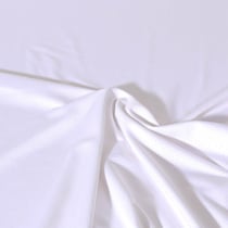 Tissu Jersey Maillot de sport uni Blanc