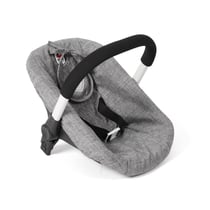 Siège auto pour poupée avec adaptateur Jeans gris