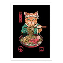 Affiche 50x70 cm - Neko Ramen - Vincent Trinidad