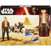 Motojet et poe dameron 30 cm - star wars vii - hasbro - b3918
