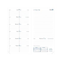 ITALNOTE B FR Recharge - 8,8x17 cm - Semainier - 12 mois et 1/2 de mi-décembre à décembre