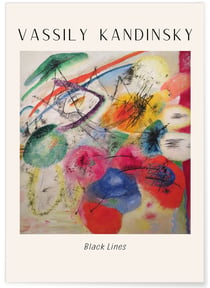 Affiche Vassily Kandinsky Black Lines | A3 : 29,7x42cm