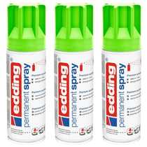Lot de 3 Sprays 200ml Peinture Permanent 5200 Vert Fluorescent Mat EDDING