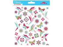 Autocollants - Oiseaux et papillons Origami - Dorures