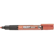 Lot de 12 Marqueurs permanent PAINT MARKER MMP20 pointe Ronde Moyenne Orange PENTEL