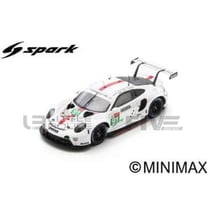 Voiture Miniature de Collection - SPARK 1/43 - PORSCHE 911 RSR-19 - Le Mans 2021 - Blanc / Rouge - S8263