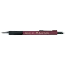 Porte-mine Faber-Castell Grip 1345 - Diamètre 0,5 mm - Rouge métallisé - Lot de 12