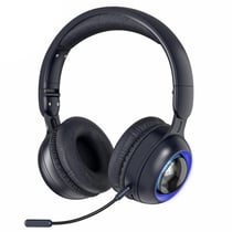 Casque Audio Bluetooth Sans Fil RGB Avec Micro Et Longue Autonomie Bleu YONIS