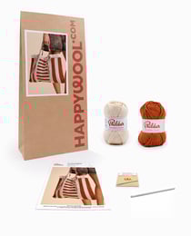 Kit Crochet Sac Rodena TERRACOTTA TU