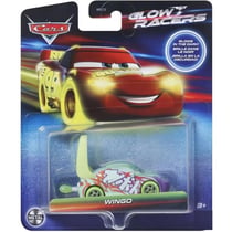 Voiture miniature - Mattel - Disney Pixar Cars - Wingo - Métal - Échelle 1:55 - Phosphorescent