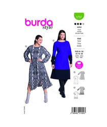 Patron Burda 5797 - Robe couture princesse taille n°FR 44-54