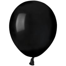 50 Ballons Noir Mat Ø13cm