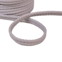 Double cordon chevrons 10mm gris moyen au mètre